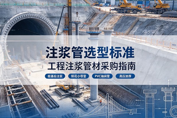 齐河注浆管选型标准
