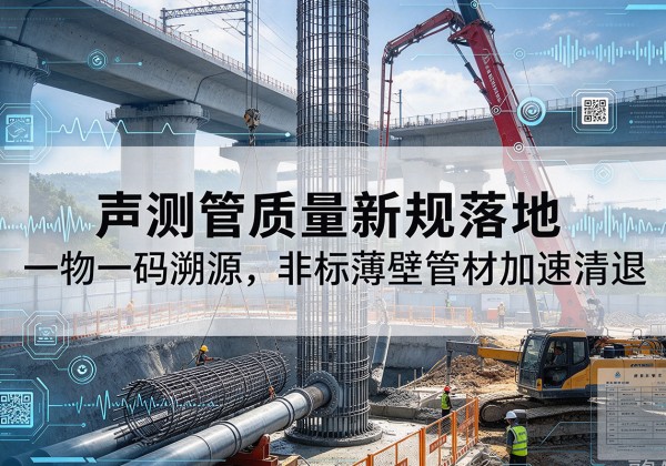 齐河声测管质量新规落地，一物一码溯源，非标薄壁管材加速清退